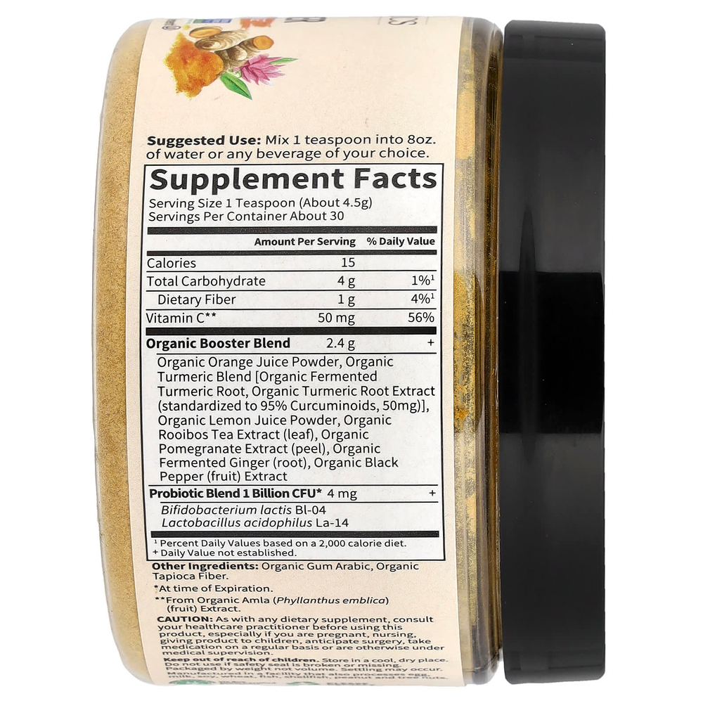 Garden of Life, Organics, ферментированная органическая куркума, 135 г (4,76 унции)