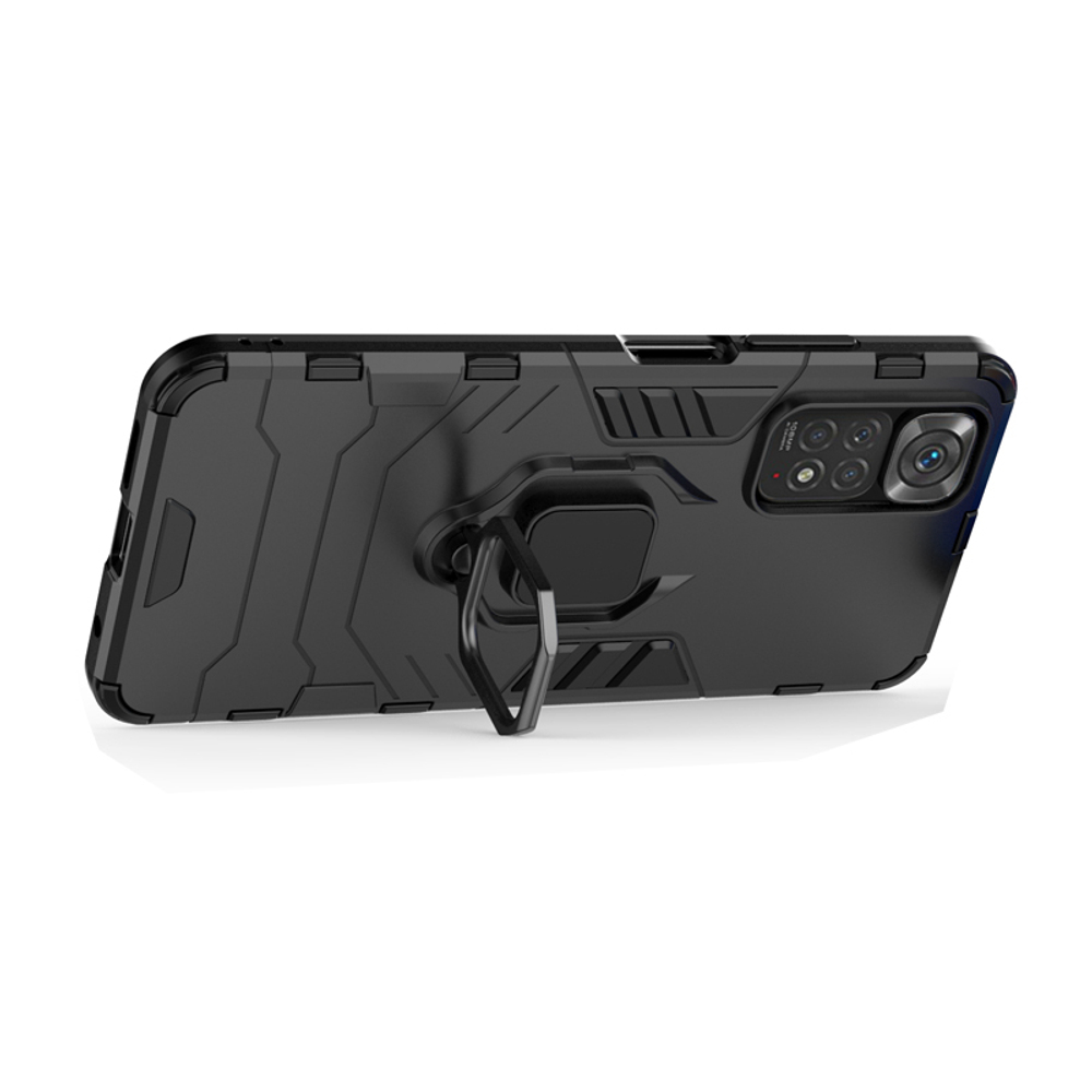 Противоударный чехол с кольцом Panther Case для Xiaomi Reddmi Note 11 / 11S