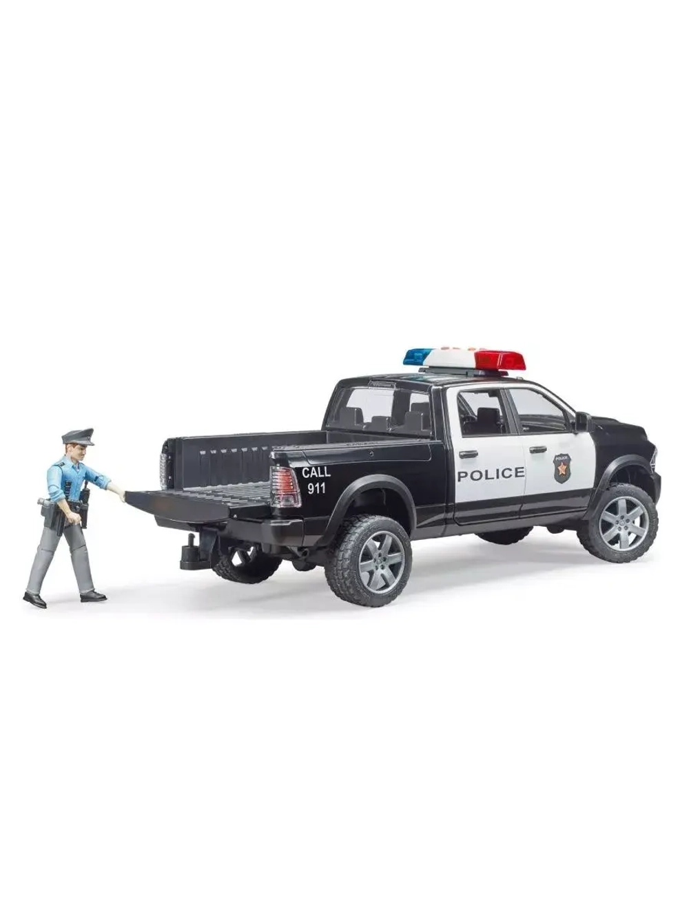 Полицейский пикап RAM 2500 с фигуркой Bruder 02505
