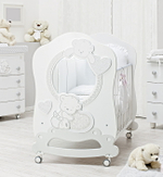 Детская кроватка Italbaby Love Oblo белый