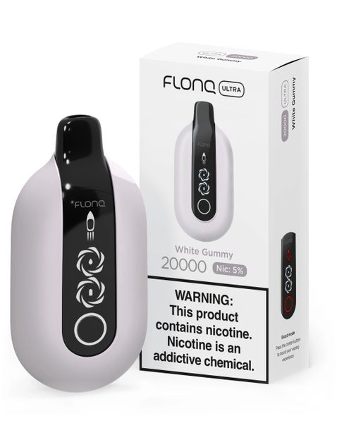 Купить Одноразовый Pod Flonq Ultra - White Gummy (20000 затяжек)