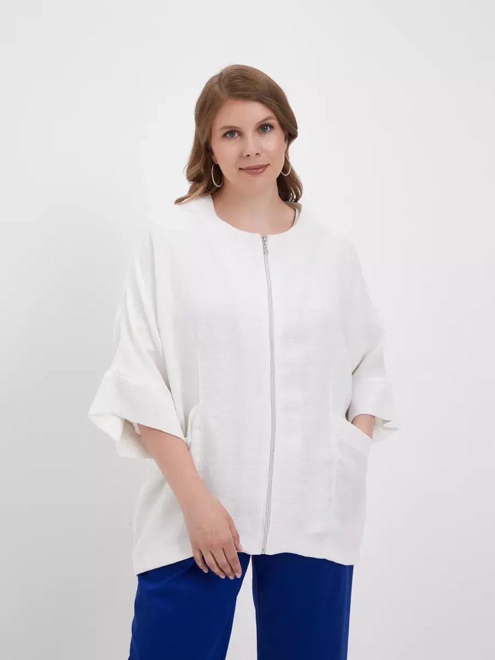 Жакет летний на молнии