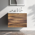 База под раковину, подвесная, 75 см, 2 ящика, орех