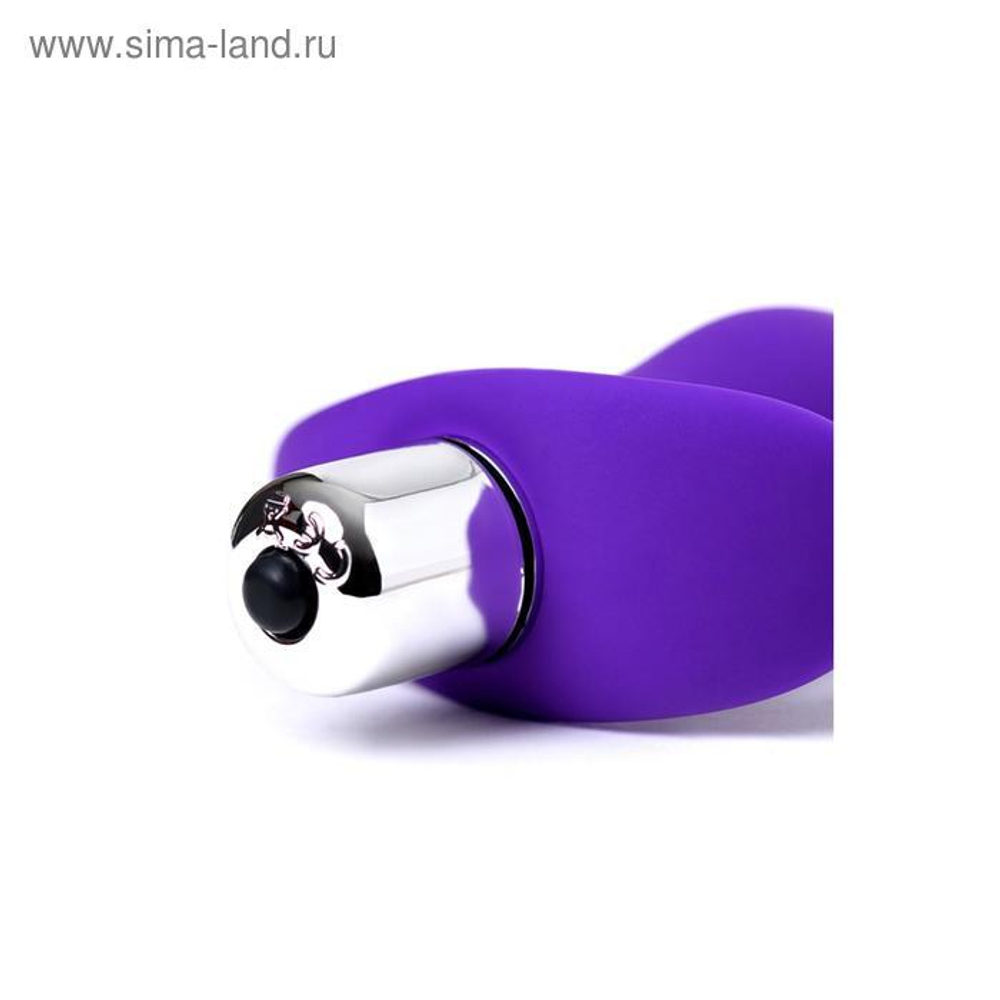 Анальная пробка  A-toys с вибрацией 11,2 см, d=2,7