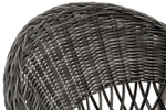 "Сицилия" плетеный стул из искусственного ротанга, цвет графит