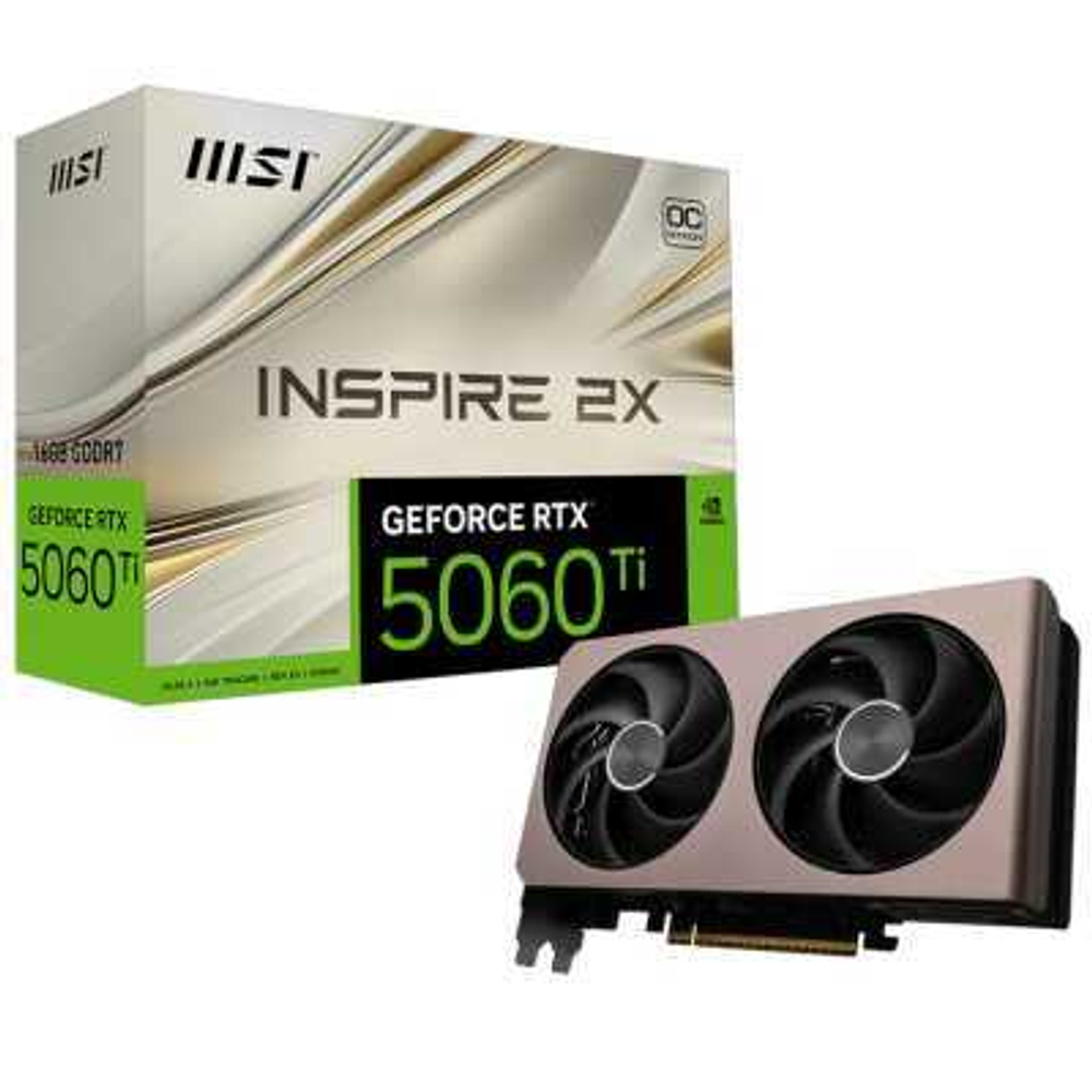 Видеокарта MSI nVidia GeForce RTX 5060 Ti 16G Inspire 2X OC