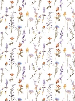 Простынь на резинке перкаль Сказка "Флора" 180x200 см