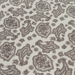 Ткань подкладочная сумочная Бежевая с огурцами