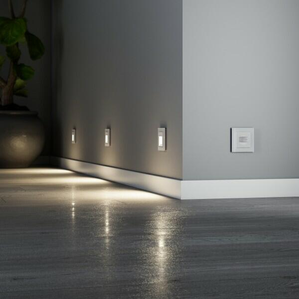 Датчик движения 500 Вт, двухпроводный (белый)