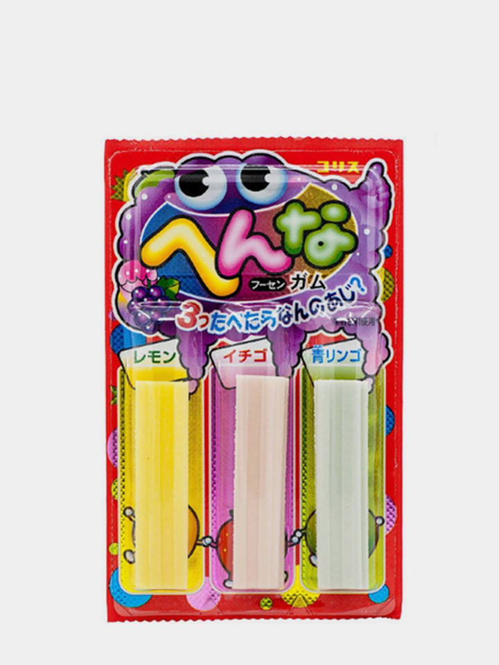 Жевательная резинка Coris 3 вкуса Лимон, Ягоды, Зеленое яблоко 15 г