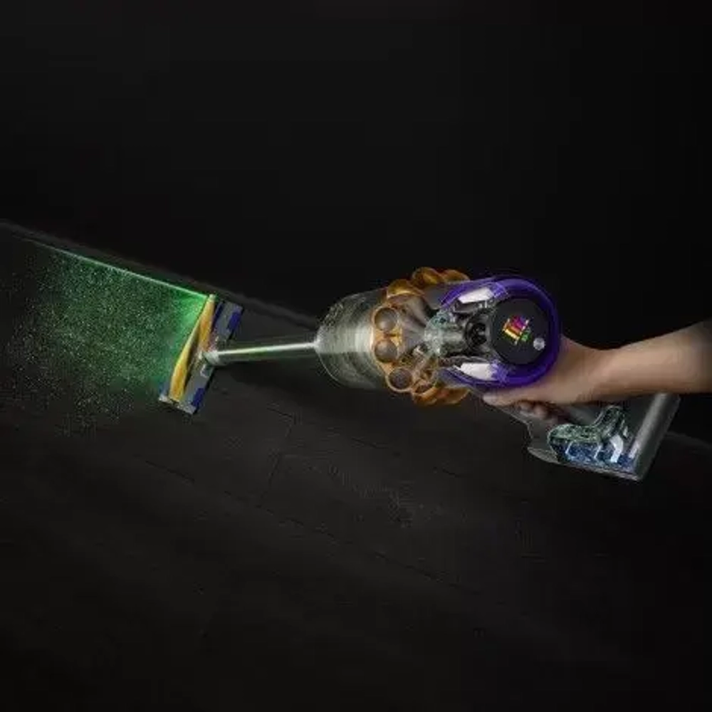 Пылесос Dyson V15 Detect Extra SV47, синий/никель (Blue/Nickel)