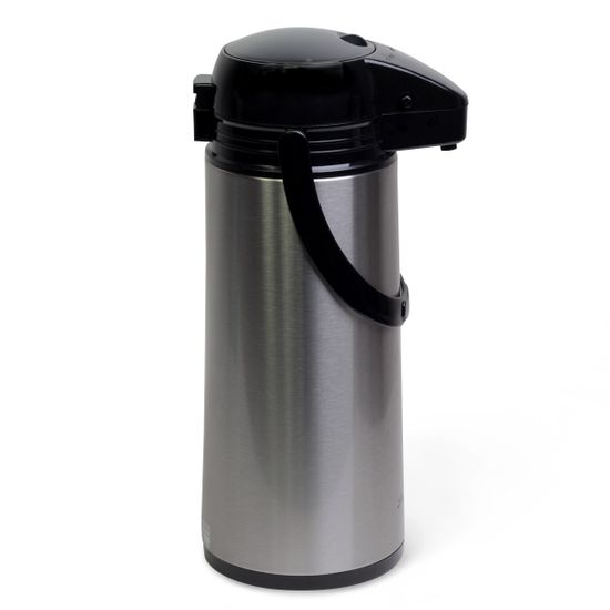 Термос 1900 мл. со стеклянной колбой и помпой Kamille KM-2026