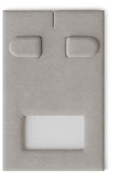 Вкладыш 13/наклонный/для серег/2 язычка/окошко для бирки/прорезь для нитки