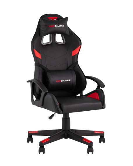 Кресло спортивное TopChairs Warden черно-красный