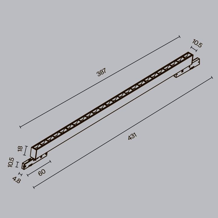 Трековый светильник Maytoni Technical TR193-1-20W4K-M-B