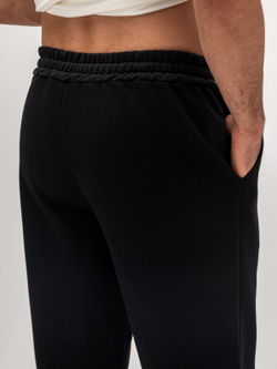 Брюки спортивные прямые без начеса. Уголь.