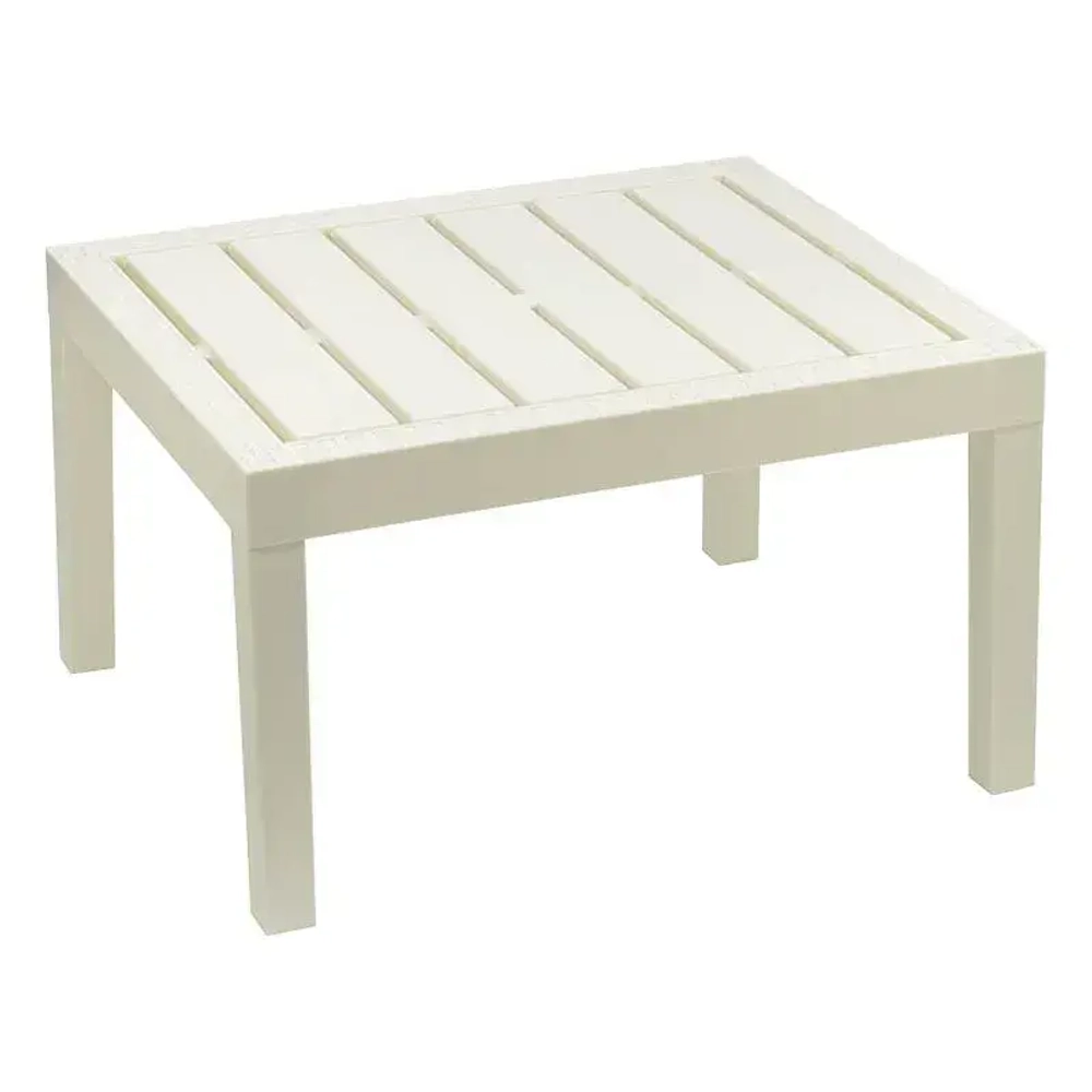 Стол РОТАНГ белый ротанг