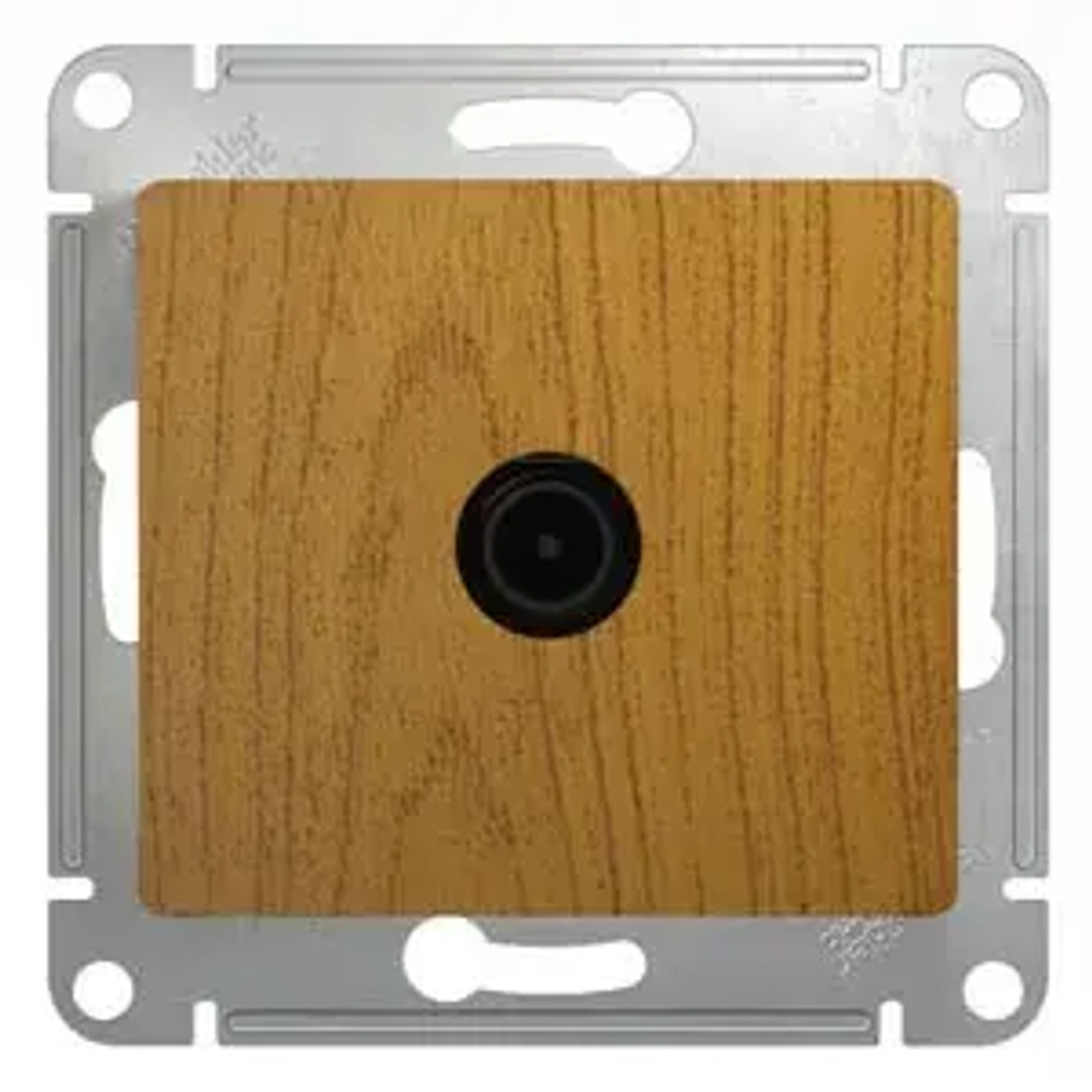 GLOSSA TV РОЗЕТКА проходная 4дБ, механизм, ДУБ