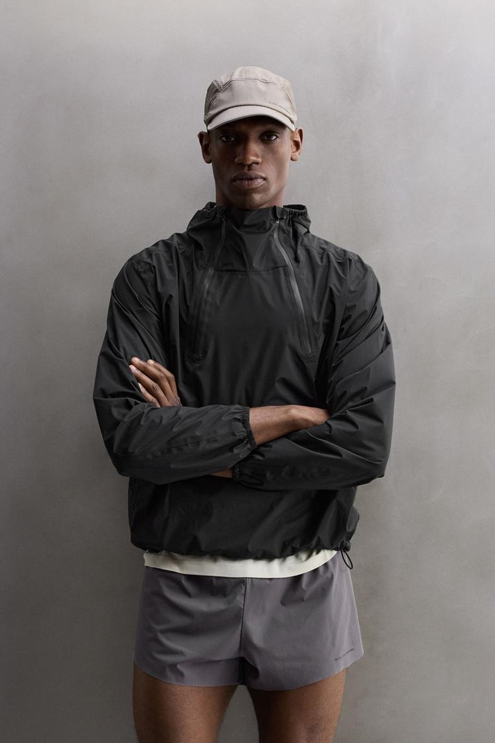 ZARA ВЕТРОВКА-КЕНГУРУ, ЧЕРНЫЙ