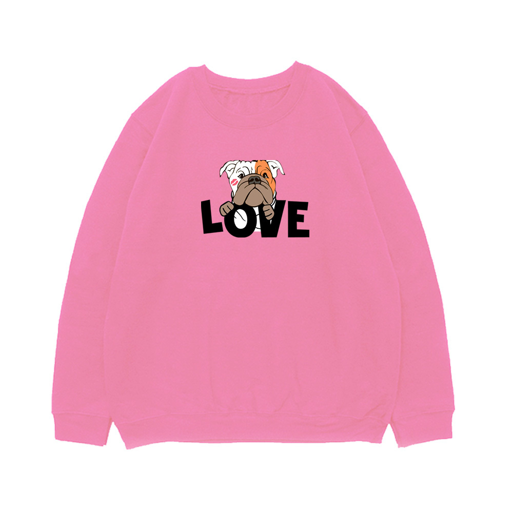 Свитшот "Английский бульдог- LOVE"
