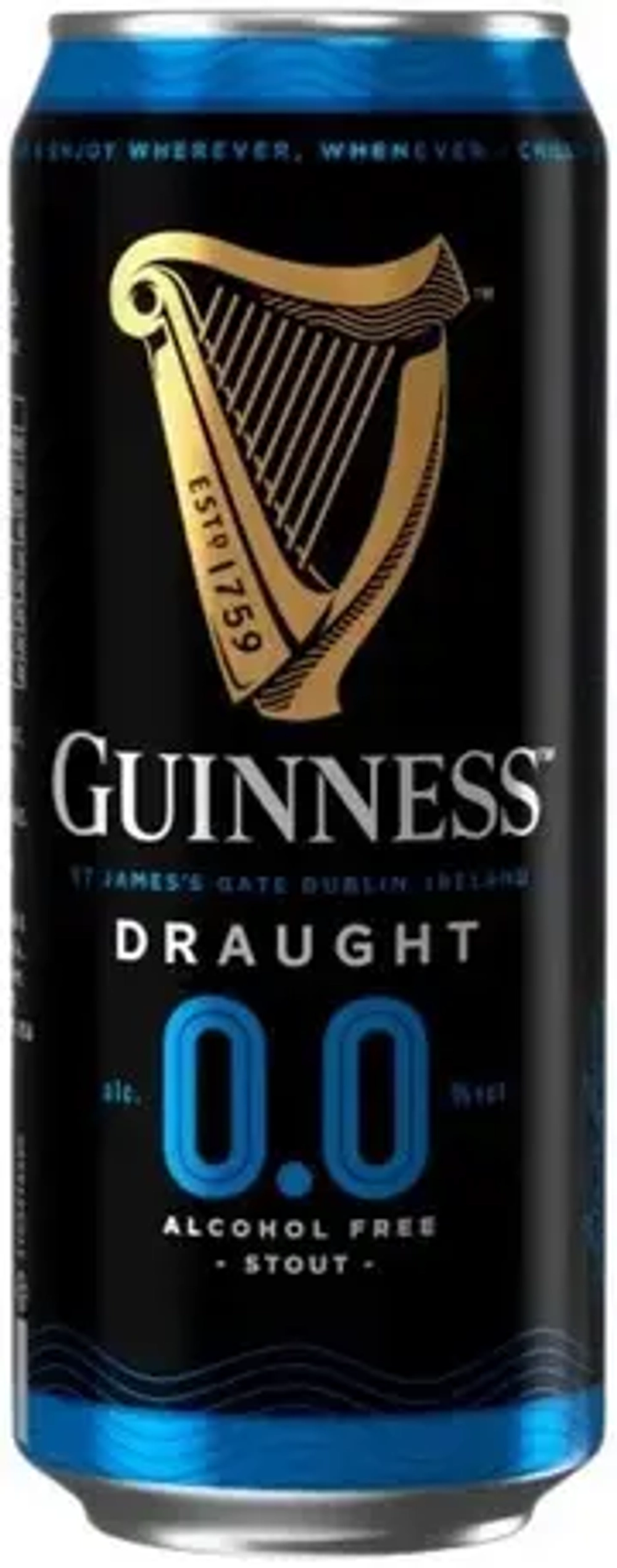Guinness Draught 0.0 0,44 л.