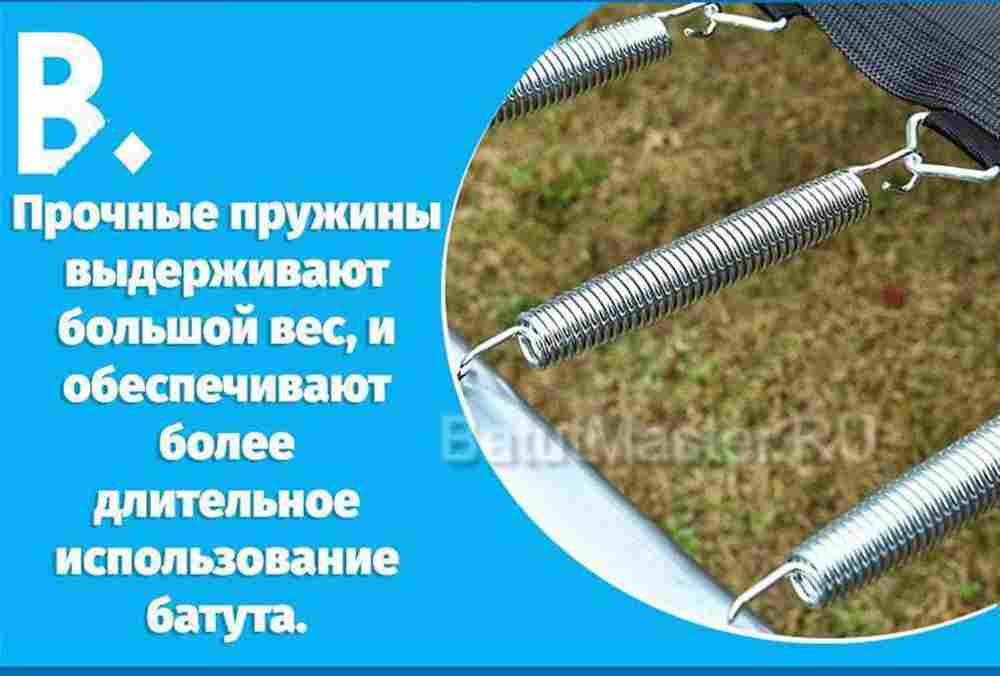 Батут детский с сеткой и лестницей, диаметр 14 фт