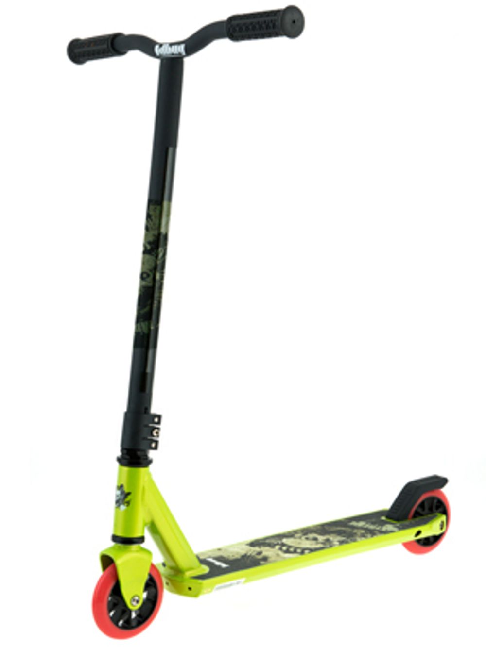 Трюковой самокат JDBug MS 119T, салатовый