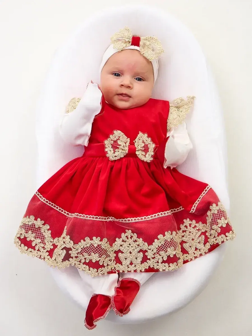 платье для новорожденной на выписку