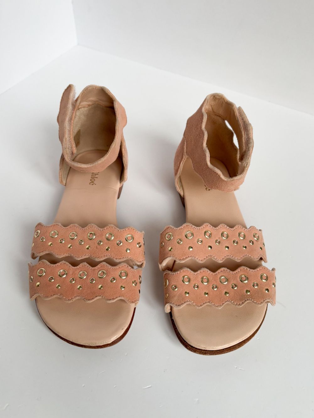 Замшевые босоножки Chloe, 28