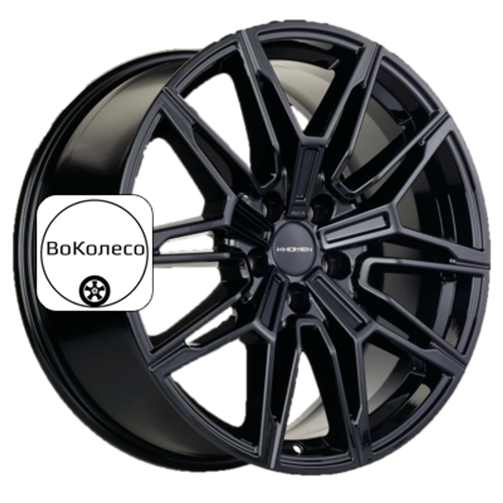8,5x19/5x112 ET30 D66,6 KHW1904 (BMW Front) Black Khomen Wheels