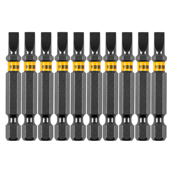 Бита SL5,0х50, сталь S2, шестигранный профиль, 10 шт. Е 6,3 Denzel