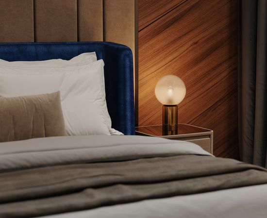 SL1190.212.01 Светильник потолочный ST-Luce Золотистый/Прозрачно-белый E27 1*60W CASSIUS