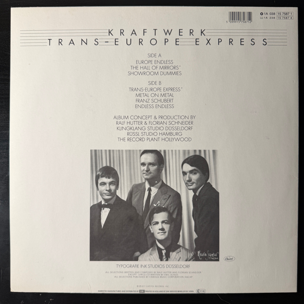 Kraftwerk ‎– Trans-Europe Express (Европа)
