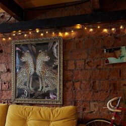 ULD-S2000-200-DGA COPPER IP20 Гирлянда светодиодная. 20м. 200 светодиодов. Медный свет. Провод зеленый. ТМ Uniel