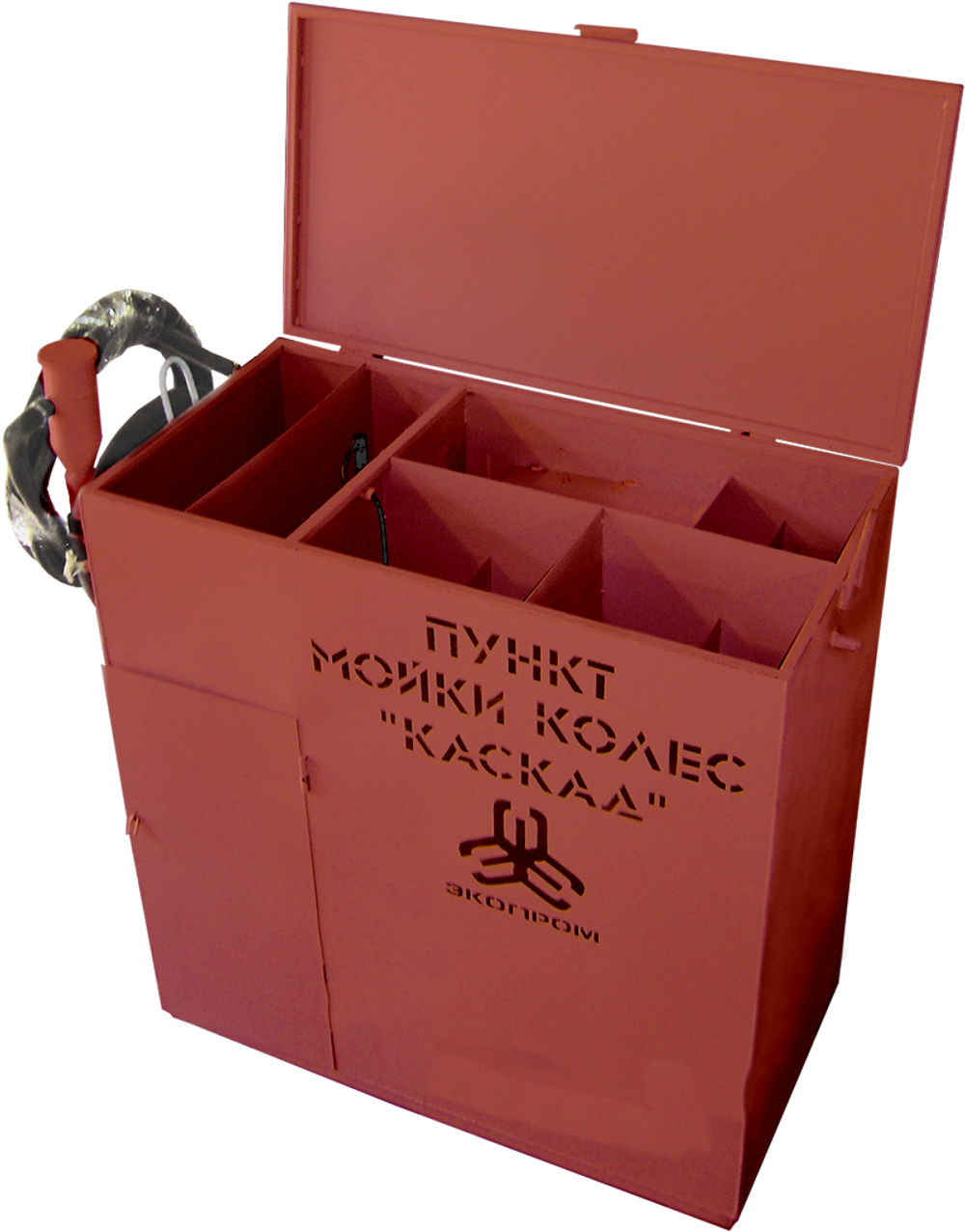 Пункт мойки колёс для стройплощадки ЭкоПром-Строй «Каскад-Мини ВД» 1100 л.(1300x700x1250см;300кг;) - арт.561503