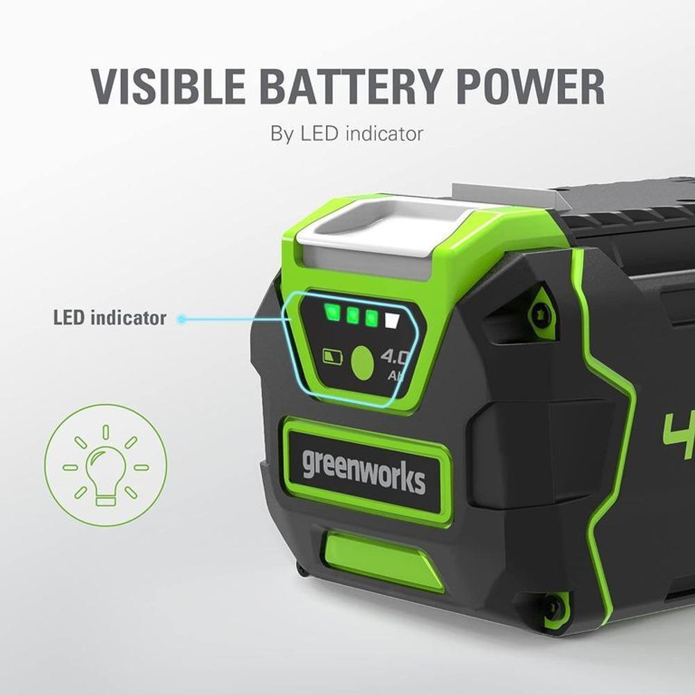 Аккумулятор с USB портом Greenworks G40USB4 40V 4 Ач