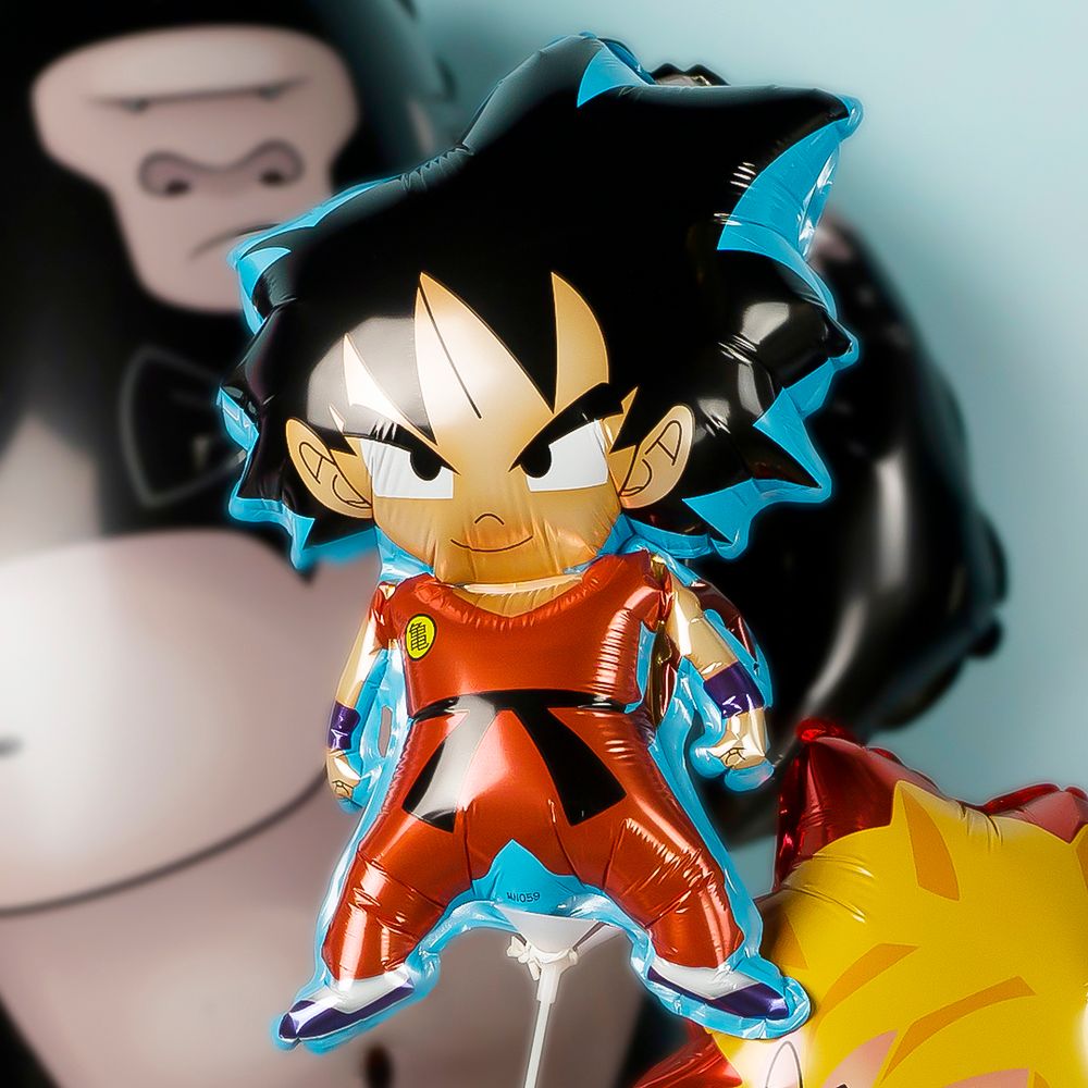 Шар с клапаном (14''/36 см) Мини-фигура, Ниндзя, Боец Дракона, 1 шт.