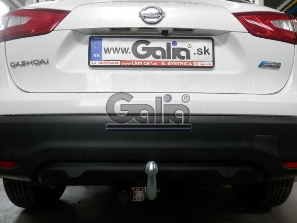 Фаркоп оцинкованный Galia N054C для Nissan Qashqai 2007-2014, Qashqai 2 2014-(паспорт и сертификат в комплекте)(без электрики)