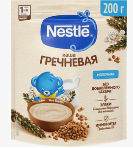 КАША NESTLE МОЛОЧНАЯ ГРЕЧНЕВАЯ 200ГР