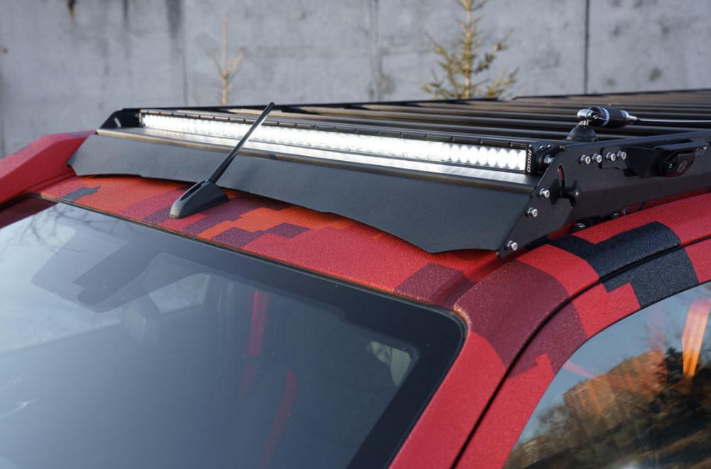 Багажник экспедиционный Isuzu D-Max 2020+ (Шторка) дальний свет