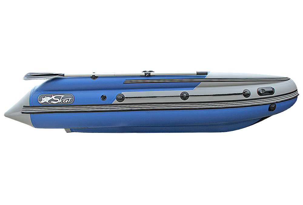 Лодка ПВХ Angler SKAT Тритон 390NDFi с Интегрированным фальшбортом ( Скат 390FI ) -