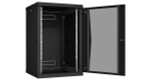 Шкаф настенный 19", 18U TLK TWC-186060-R-G-BK
