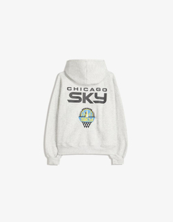 BERSHKA Толстовка на молнии WNBA, серый