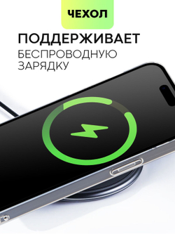 Чехол BROSCORP для Apple iPhone 15 Plus (арт.IP15PLUS-TPU-POCKET )