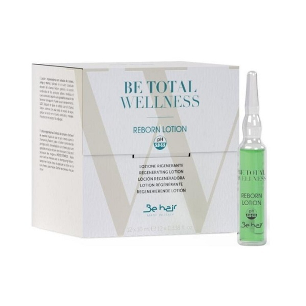 Восстанавливающий лосьон против выпадения волос pH 5.0-5.5 Be Hair Total Wellness Reborn Lotion 12x10мл