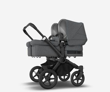 Коляска для двойни 2 в 1 Bugaboo Donkey 5 Twin Grey melange/Grey melange/Black
