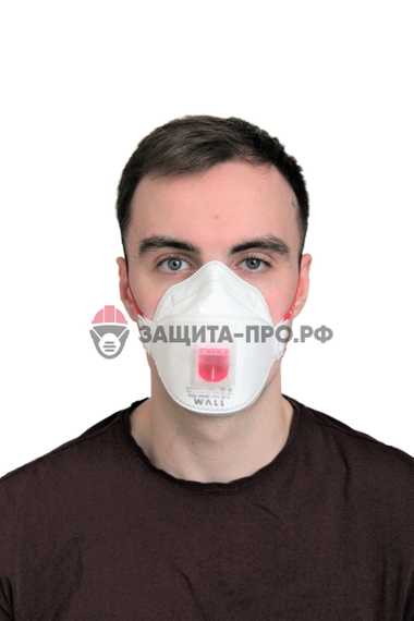 Медицинский респиратор WALL AIR 99НK, FFP3, с клапаном выдоха