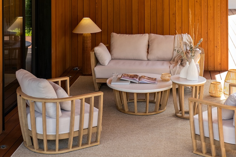 Кресло из акации  Joygarden ВУДЛАНД, Light Teak, бежевый