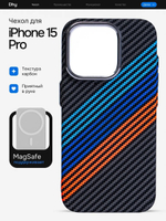Карбоновый чехол на iPhone 15 Pro, цвет 220