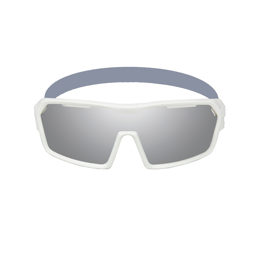 Спортивные очки с диоптриями OCEAN Chameleon Matt White / Revo Grey Polarized lenses